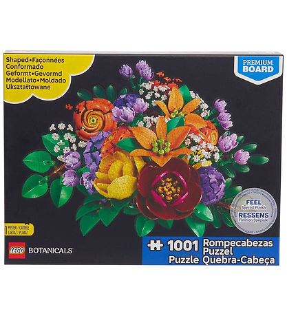 LEGO® Puslespil - LEGO Puzzle - 1001 Brikker - Purple Floral