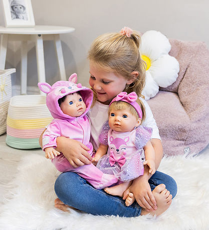 Tiny Treasures Tøj - Fawn Twin Pack Outfit