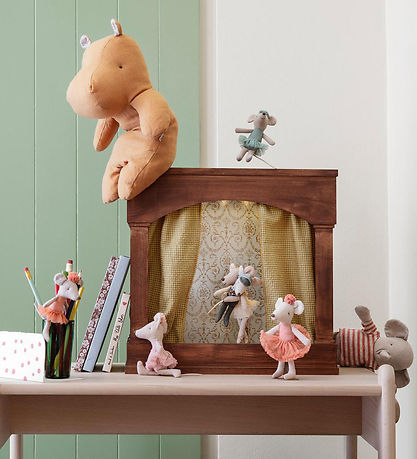 Maileg Bamse - Ballerina Mouse - Little Sister - Apricot