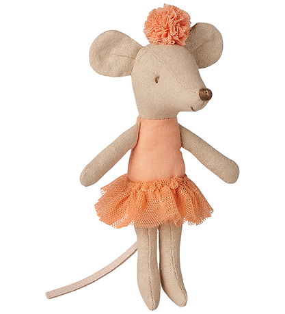 Maileg Bamse - Ballerina Mouse - Little Sister - Apricot