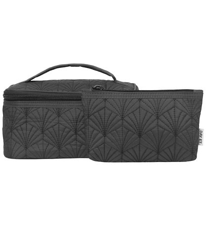 DAY ET Toilettaske - RE-Q Scallop - 2-pak - Obsidian