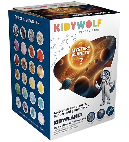 Kidyplanet – Udgravningssæt med ædelsten - Mystery Planet