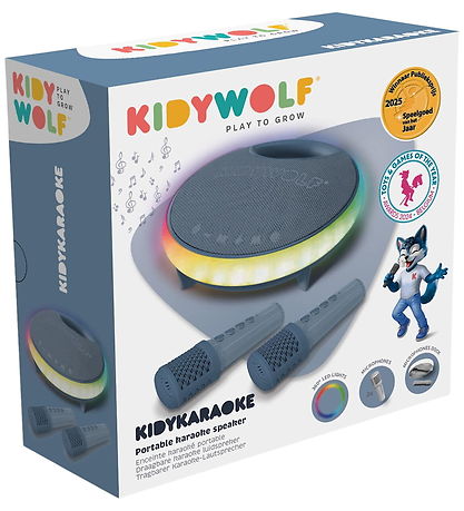 Kidywolf Karaokesæt - Kidykaraoke - Blue