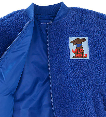 Z8 Fleecejakke - Mink - Electric Blue