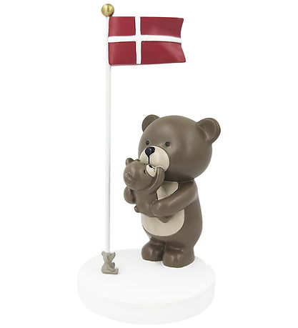 Kids by Friis Bordflag - 14,5 cm - Bamse mor og barn