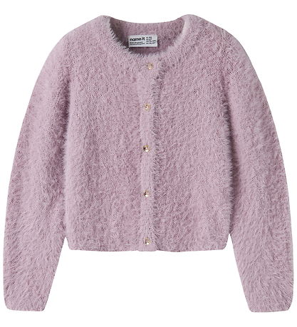 Name It Cardigan - Strik - NmfRevera - Mauve Shadows