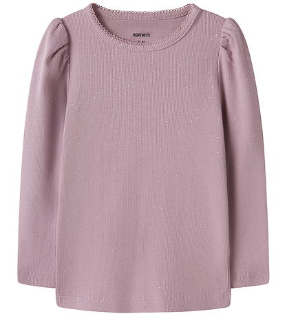 Name It Bluse - Rib - NmfRosally - Mauve Shadows