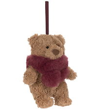 Jellycat Julepynt - 10x6 cm - Bartholomew Bear Winter Warmer