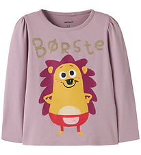 Name It Bluse - NmfAbiri - Børste - Mauve Shadows