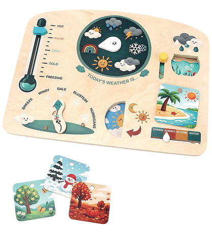 Kinder and Kids Aktivtetslegetøj - Busy Board - Vejrudsigt