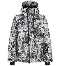 Jack & Jones Vinterjakke - JjsVerbier - White/AOP