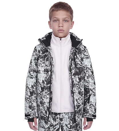 Jack & Jones Vinterjakke - JjsVerbier - White/AOP