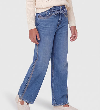 Kids Only Jeans - KogGianna - Straight - Medium Blue Denim m. St