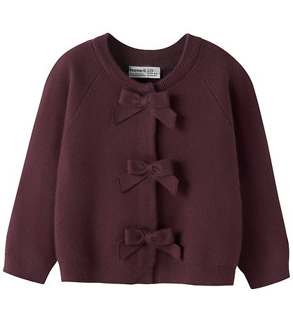 Name It Cardigan - Strik - NmfRain - Catawba Grape