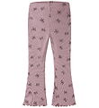 name It Leggings - NmfRulies - Rib - Flared - Mauve Shadows
