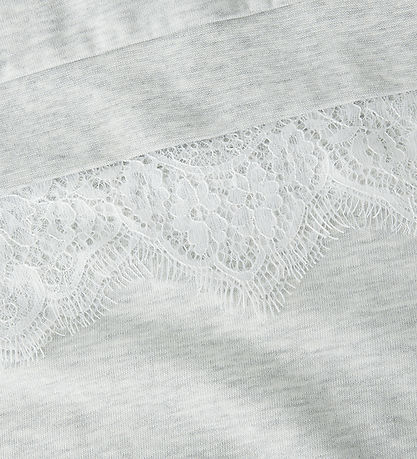 Name It Sweatshirt - NkfRolinea - Light Grey Melange m. Blondeka