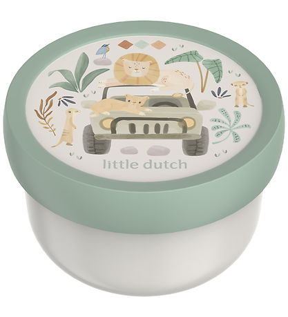 Little Dutch x Mepal Frugtboks m. Gaffel - 300 ml - Safari Frien
