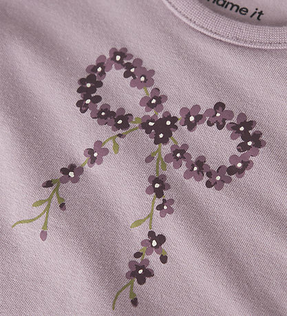 Name It Bluse - NbfRoom - Mauve Shadows