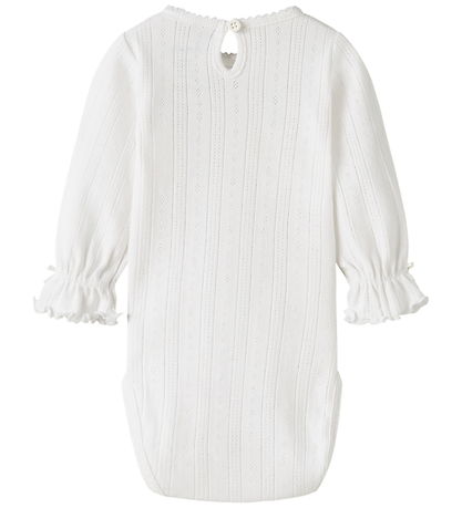Name It Body l/æ - Rib - NbfHappy - Bright White