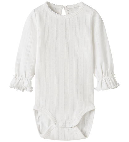 Name It Body l/æ - Rib - NbfHappy - Bright White