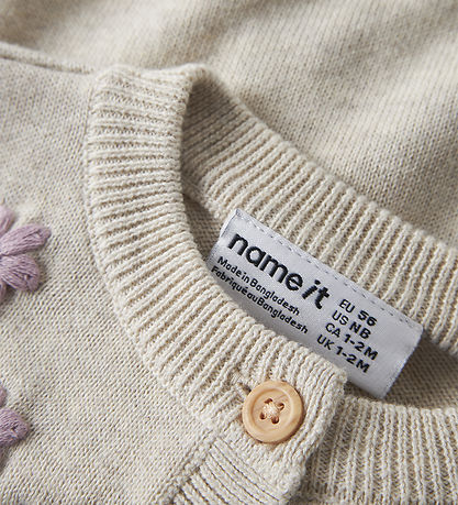 Name It Cardigan - Strik - NbfRucca - Peyote Melange