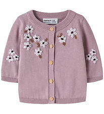 Name It Cardigan - Strik - NbfRucca - Mauve Shadows