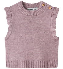 Name It Vest - Strik - NbfRosely - Mauve Shadows