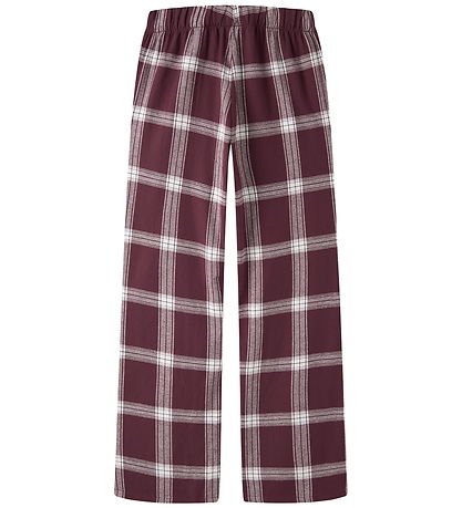 LMTD Pyjamahose - NlfPhillybow - Fig/Checks