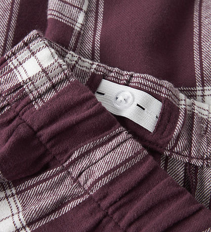 LMTD Pyjamahose - NlfPhillybow - Fig/Checks