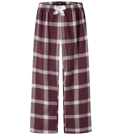 LMTD Pyjamahose - NlfPhillybow - Fig/Checks