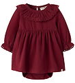 Lil Atelier Body l/æ Kjole - NbfRenrik - Biking Red