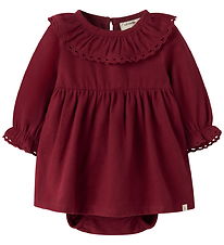 Lil' Atelier Bodysuit l/s Dress - NbfRenrik - Biking Red