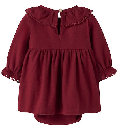 Lil Atelier Body l/æ Kjole - NbfRenrik - Biking Red