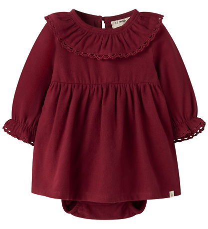 Lil Atelier Body l/æ Kjole - NbfRenrik - Biking Red