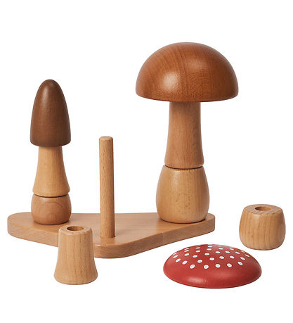Ferm Living Stablelegetøj - Mushroom - Multi