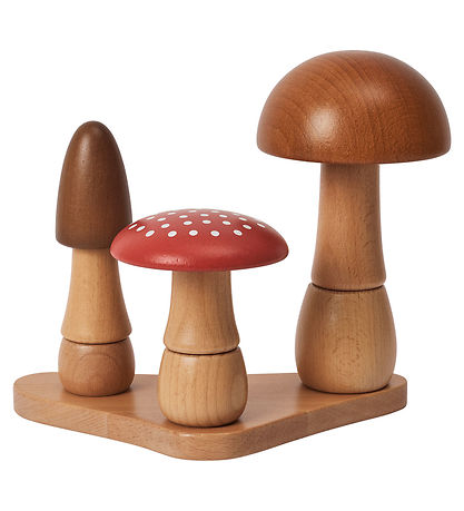 Ferm Living Stablelegetøj - Mushroom - Multi