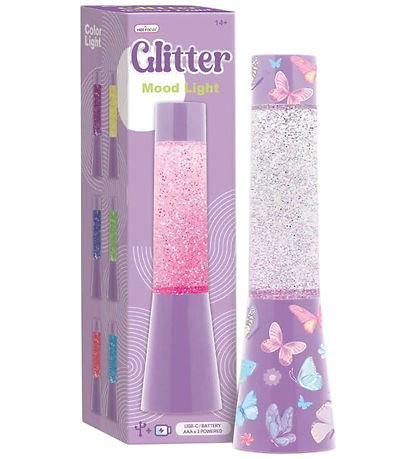 Hot Focus LED Glitter Lamper m/Farveskiftende Lys