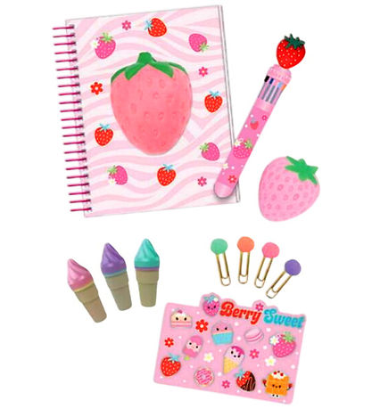 Hot Focus Squishy 3D Notebog m. Squishy & clips & Klistemærker