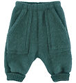 Joha Pants - Baggy - Uld - Turkis