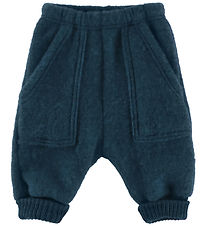 Joha Pants - Baggy - Uld - Mørke Blå