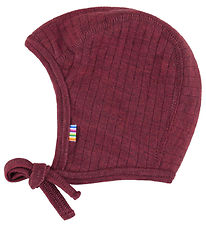 Joha Babyhjelm - 2-lags - Uld - Wine Melan