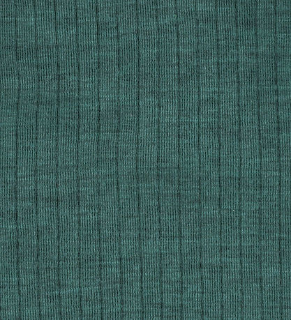 Joha Leggings m. Fødder - Uld - Rib - Turkis