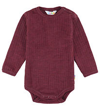 Joha Body l/æ - Uld - Rib - Wine Melan