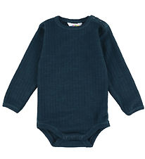 Joha Body l/æ - Uld - Rib - Mørk Blå