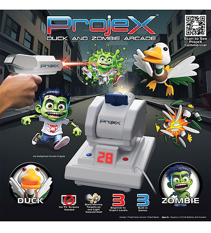 Laser X Spil - ProjeX Duck And Zombie Arcade - 1 Spiller