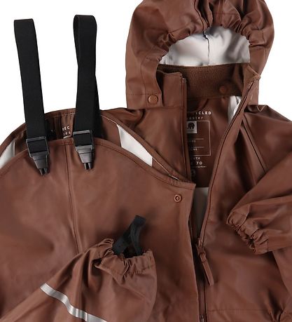 CeLaVi Regntøj m. Seler - Recycle PU - Rocky Road