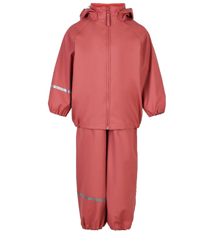 CeLaVi Regntøj m. Seler - Recycled PU - Dusty Ceder