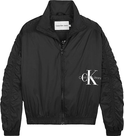 Calvin Klein Sommerjakke - Monogram Off Placed - CK Black Calvin Klein Sommerjakke - Monogram Off Placed - CK Black