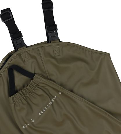 Ver de Terre Regntøj m. Seler - PU - Dark Moss