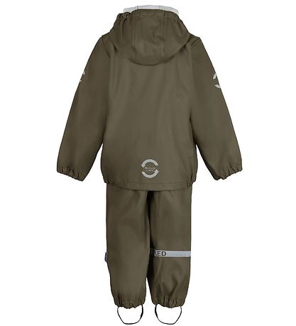 Mikk-Line Regntøj - Recycled - PU - Dusty Olive